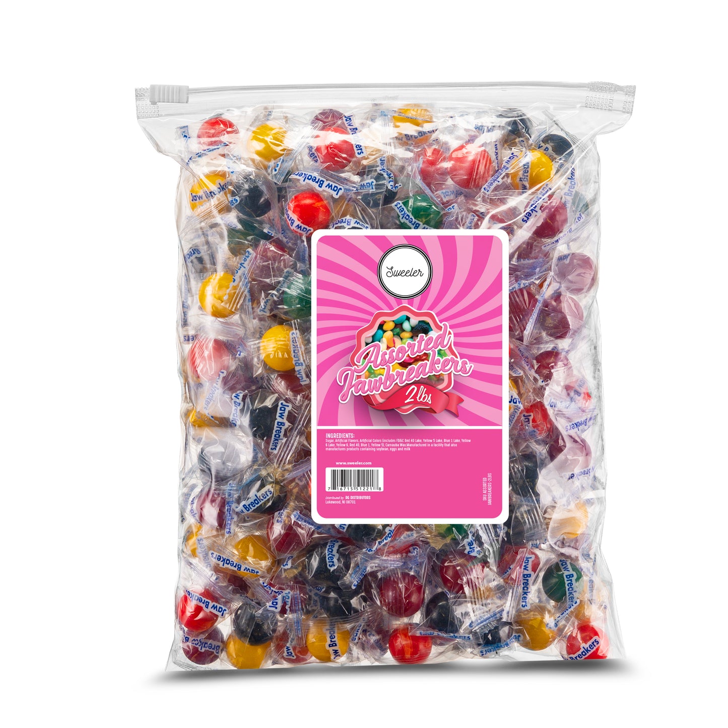 Jawbreaker Assorted Candy, 2LB