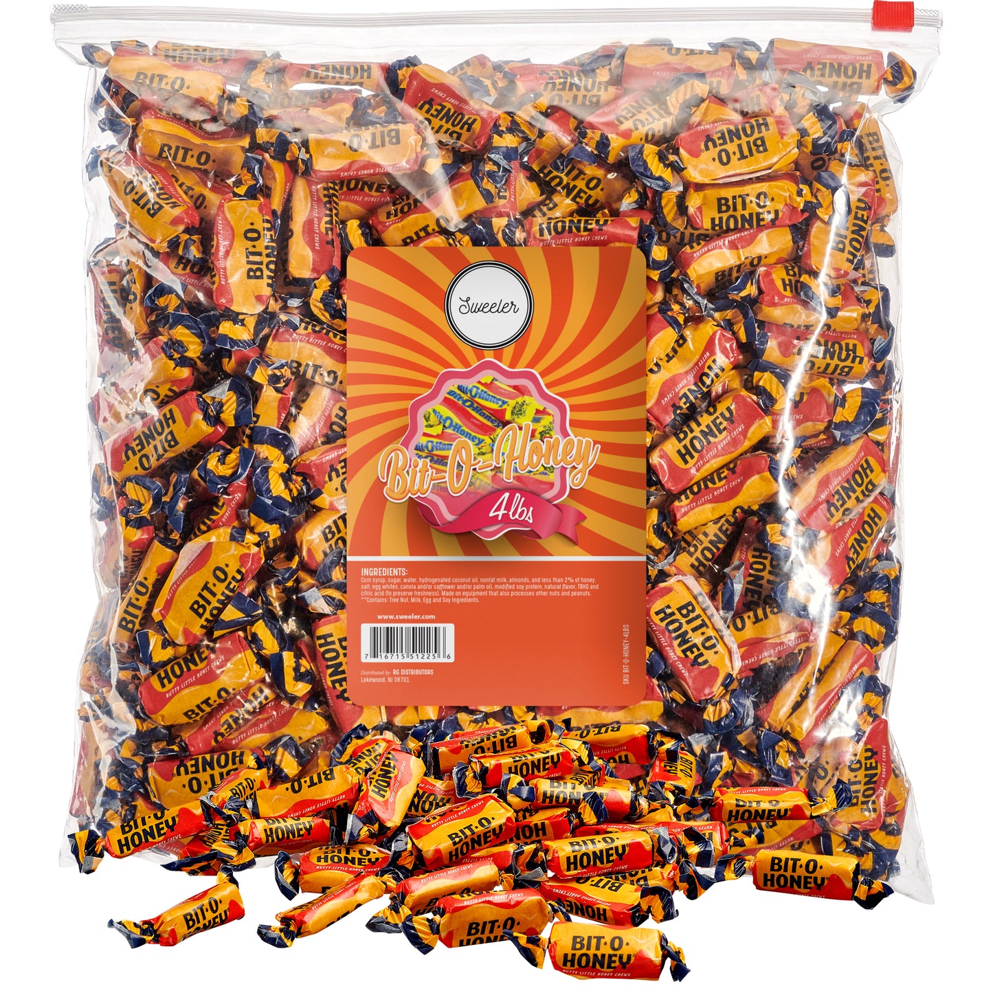 Bit-O-Honey, Soft Chewy Candy, 4lb