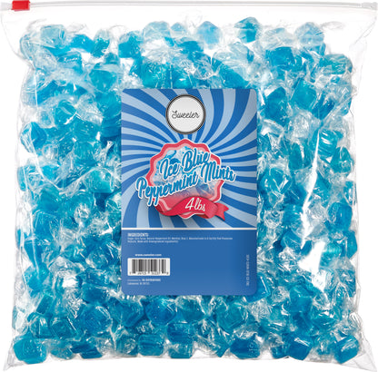 Ice Blue Peppermint Candy, 4LB