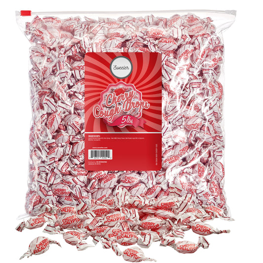 Sweeler Cherry Cough Drops with Menthol, 5LB