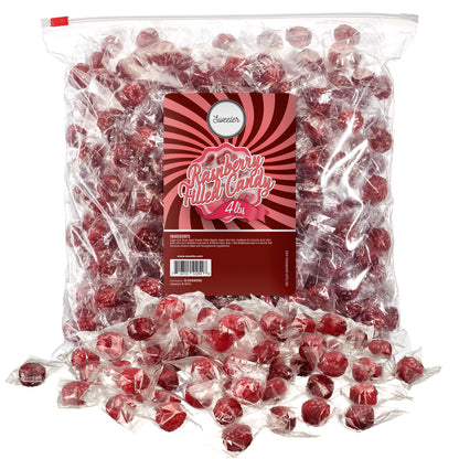 Raspberry Filled Hard Candy, 4LB